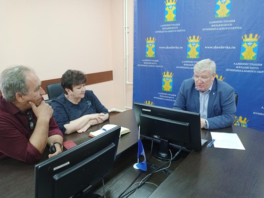 Замминистра здравоохранения Тамбовской области Виталий Вутнанс поговорил с жердевцами о реализации пилотного проекта