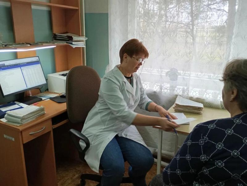 Выездной приём для сельчан провели медики Жердевской ЦРБ