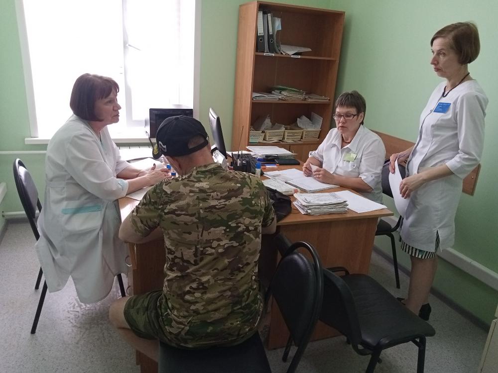 Участники спецоперации проходят диспансеризацию в Жердевской больнице