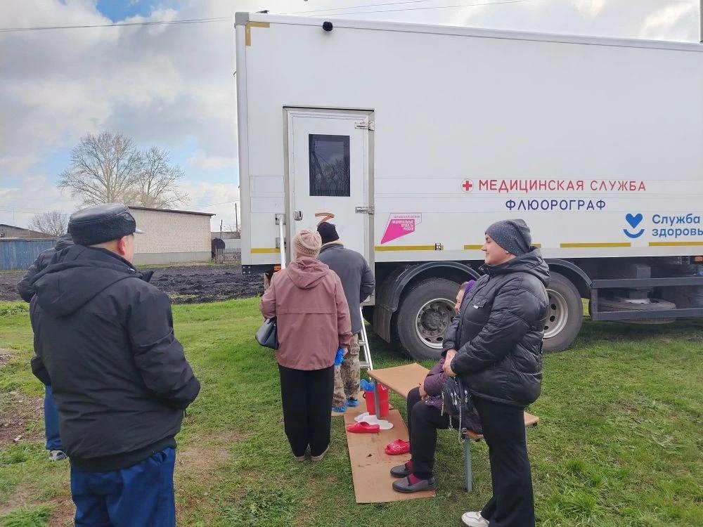 В отдалённых сёлах Жердевского округа работает передвижной флюорограф