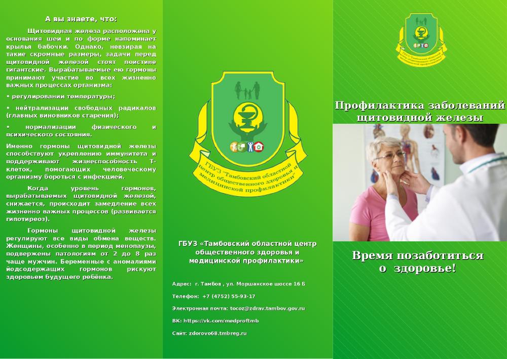 Профилактика болезней щитовидной железы