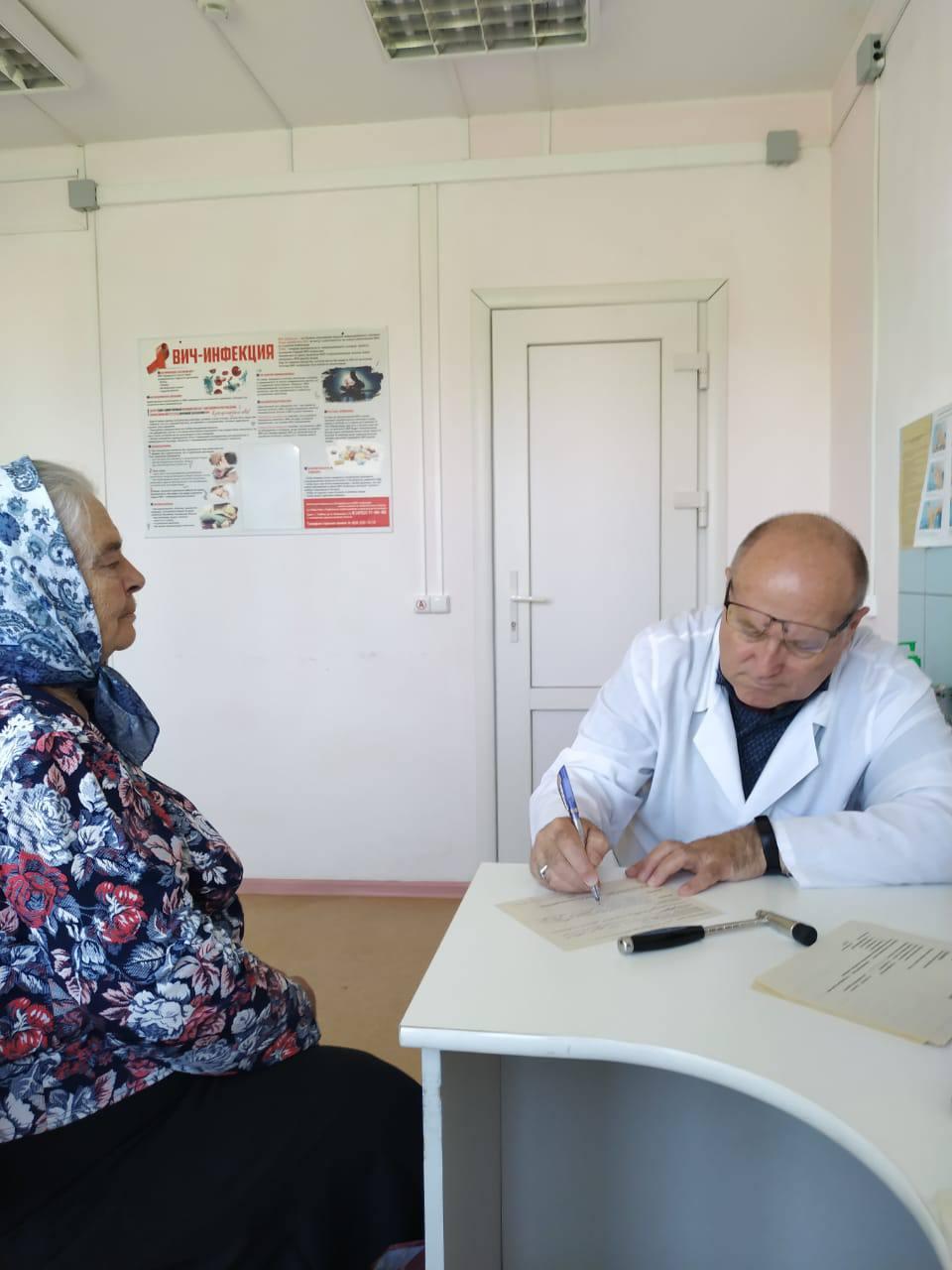 Бригада врачей Жердевской ЦРБ продолжает посещать сёла и деревни